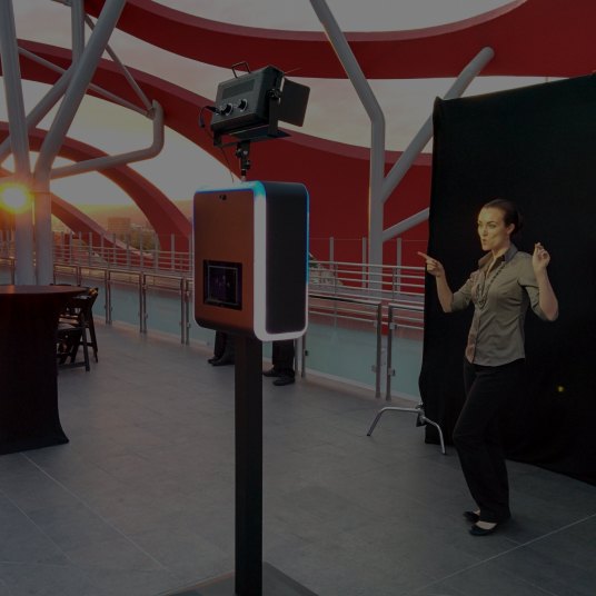 The Infinite Booth in action at a Raleigh event